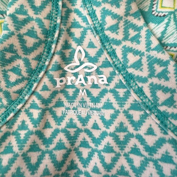 PrAna Cali Racerback Sundress in Green with Built-in Bra, Size M - Picture 4 of 4